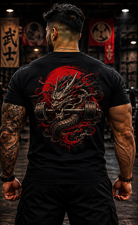 Ember Serpent Printed Men's T-Shirt