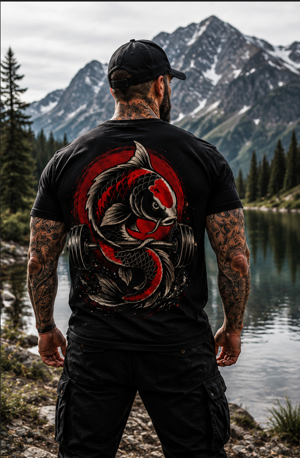 Iron Current Printed Men's T-Shirt